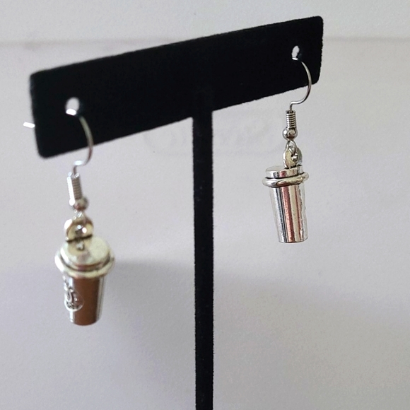 - Coffee Cups Earrings - Picture 1 of 2